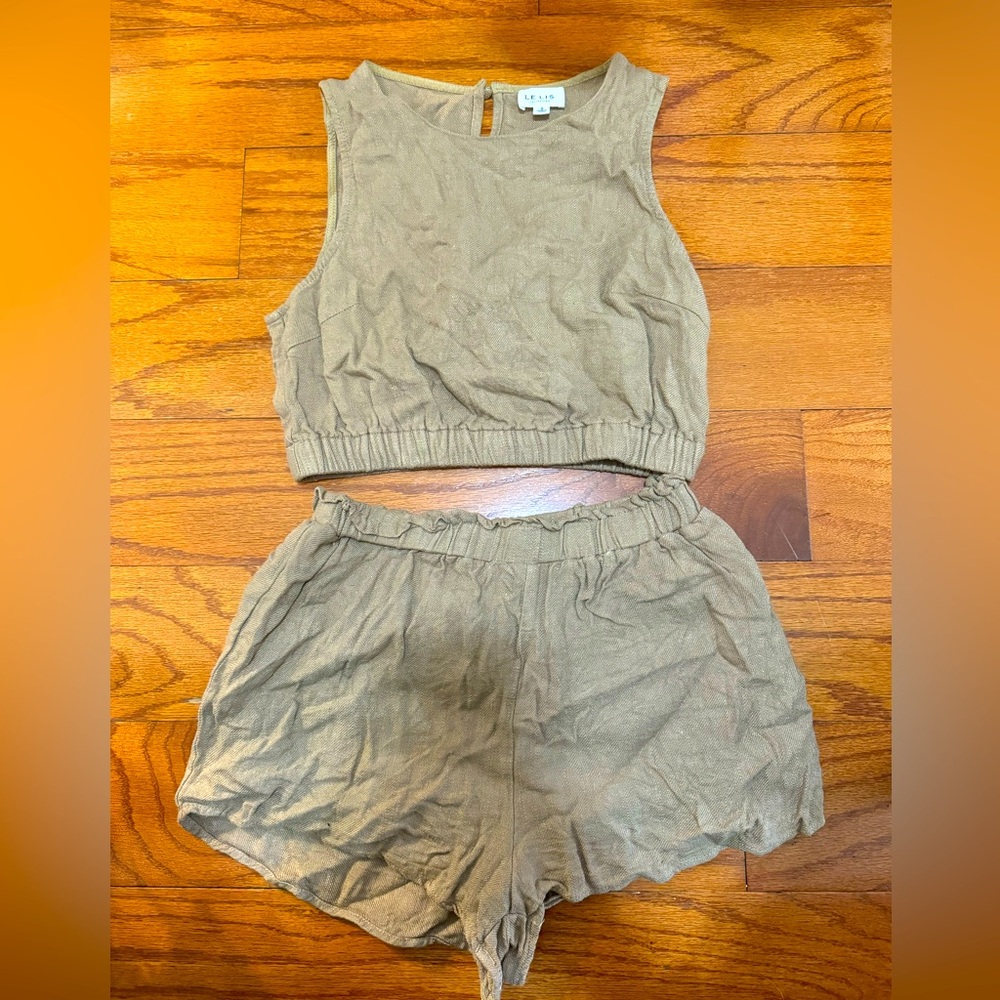 Short Set Beige